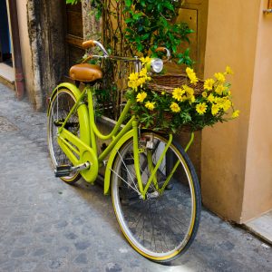 Pedalata con fiori